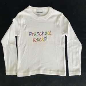 American Apparel Rhinestone Embellished L/S Shirt